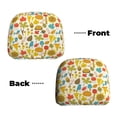 thumbnail image 3 of 2 PCS Car Headrest Cover, Forest Mushrooms Soft Car Seat Head Rest Cover Protector Interior Car Accessories Seat Covers for Cars Truck Auto Only Covers, 3 of 8