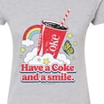 thumbnail image 3 of Coca-Cola - Have A Coke And A Smile - Juniors Fitted Graphic T-Shirt, 3 of 5