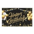 thumbnail image 2 of Birthday Backdrop Banner Backdrop Sign Happy Birthday Decoration Set for Men Women k403, 2 of 7