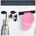 thumbnail image 5 of REACHISE 16 Pcs Hat Hooks Hat Wall Mount Adhesive Hooks Hat Display Rack Hat Rack Hat Organizer Hat Wall Hangers, 5 of 8