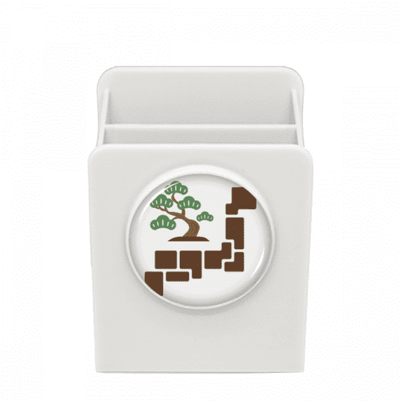 Tokyo Grows Green Japan Desk Pencil Holder Cup Pen Organizer