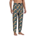 thumbnail image 4 of Xecao Squirrel Garden Delight Print Active Tech Joggers for Men, Mens Sweatpants Lounge Pants with Pockets-Medium, 4 of 5