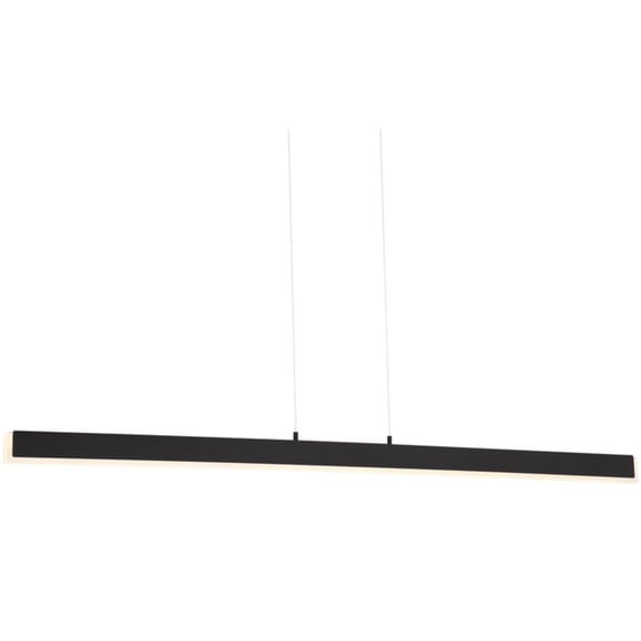 63155LEDD-MBL/ACR-Access Lighting-Illume - 40W 1 LED Pendant In Contemporary Style-2 Inches Tall and 1 Inches Wide-Matte Black Finish