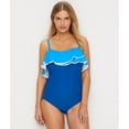 thumbnail image 2 of Coco Reef Paradiso Agate Ruffle Bandeau One-Piece, 2 of 5