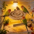 thumbnail image 5 of Parrot Puzzle Feeder Interactive Bird Foraging Station with Rest Stand & Detachable Food Cups Wooden Bird Cage Foraging Toy Mental Enrichment & Stimulation Game for Parakeets Cockatiels Budgies, 5 of 5