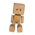 thumbnail image 2 of Figura decorativa de madera creativa para el salpicadero del coche con forma de muñeco que tiembla. Haya sin tapa, 2 of 9
