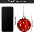 thumbnail image 2 of Christmas Spherical Wooden Pendant, 2 of 5