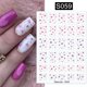 thumbnail image 3 of Lámina De Oro Flor 3D Pegatinas De Uñas Acuarela Floral Línea Geométrica Deslizadores Adhesivos Manicura Hoja De Arce Calcomanías De Otoño, 3 of 4