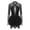 Black, variant on iiniim Women's Figure Ice Skating Layered Keyhole Gymnastic Leotard Roller Skating Dancewear Black L