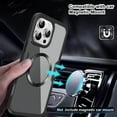 thumbnail image 4 of for iPhone 13 Clear Case with Built-in Screen Protector Film, Compatible with Mag-Safe, Military-Grade Protection Yellowing Resistant, Slim Shockproof Magnetic Full Body Phone Case, Darkgreen, 4 of 9