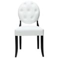 thumbnail image 1 of Modway Button Dining Side Chair in White, 1 of 4