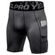 thumbnail image 2 of Mallas de compresión de secado rápido para hombre, pantalones cortos elásticos con bolsillo, ropa deportiva para gimnasio y Fitness, 2 of 3