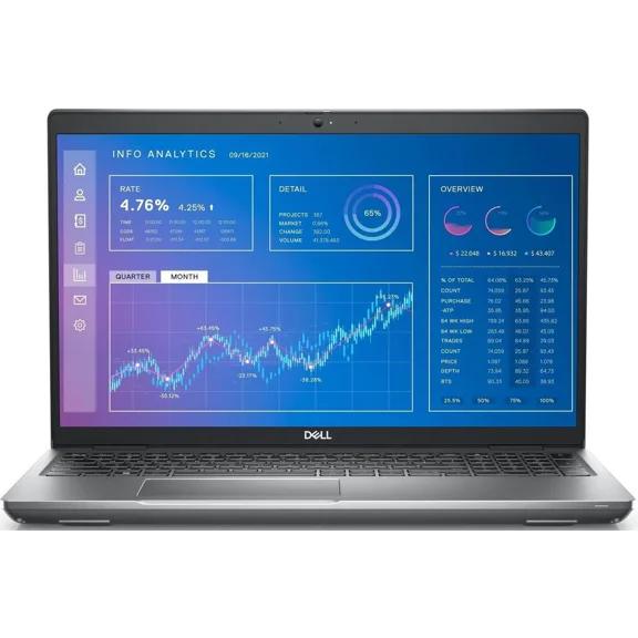 Restored Dell Precision 3571 Workstation Laptop Intel Core i7-12800H NVIDIA RTX A1000 32GB RAM 512GB SSD 15.6" FHD Windows 11 Pro