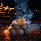 thumbnail image 2 of Happy Halloween Halloween Party Decoration Props, Ceramic Handicrafts, Ovens, Ceramic Fireball Decorations, 2 of 5