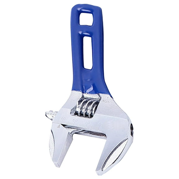 HAMPPLIES Wrench Wide Jaw Adjustable Wrench Steel Maintenance Tools Compact Design 1Pcs