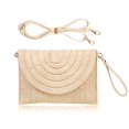 thumbnail image 1 of Bolso de mano de paja COOKOOKY, bolsa con sobre para verano y playa, 1 of 6