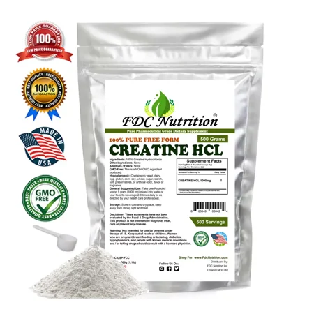 500g (1.1 lb) NEW CREATINE HYDROCHLORIDE (HCL)