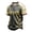 Dark Gray, variant on Mexico 2026 Soccer Cup Fan Jersey for Men, V-Neck Short Sleeve T-Shirt with Gold Calendar & Retro Totem Print, Breathable Casual Sports Tee Pullover Top, 1 PC Black L