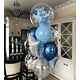 thumbnail image 2 of 1 pieza de globo de burbuja azul y rosa para bebé, niño y niña, con forma de oso, globos de aluminio para el primer cumpleaños, revelación de género, decoración para baby shower, 2 of 5