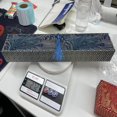thumbnail image 3 of High-grade Cloud Brocade Fan Box Xuan Paper Folding Fan Velvet Gift Organizer Box Collection Gift Special Box, 3 of 4