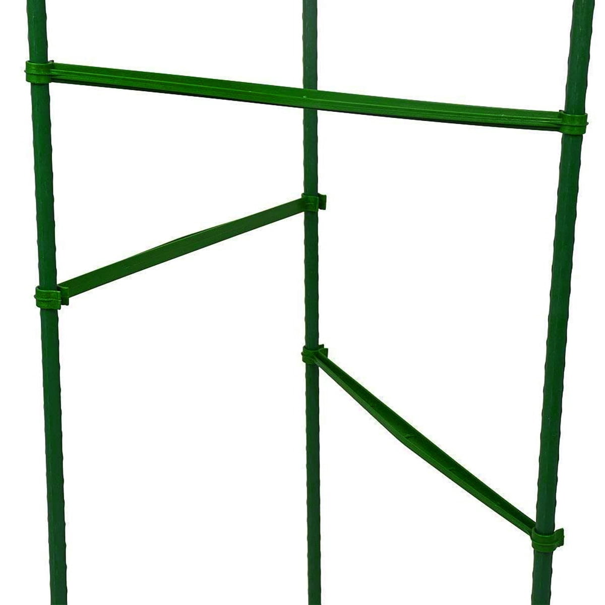 Amosfun Green Plastic Trellis Connectors, 3 Pieces for Indoor and Outdoor Garden Plant Support