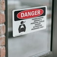 thumbnail image 4 of (2 Pack) Formaldehyde Irritant Hazard OSHA Danger Sign 24 Inch X 18 Inch Vinyl Label Decal Sticker Weather Resistant, UV Protected for Workplace, Business, and Construction Site, Made, 4 of 7