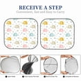 thumbnail image 6 of Disketp 2 Piece Little Elephant Pattern Windshield Sunshades,Folding Windshield Sun Shade For Car Suv Trucks Sedan,Blocks Uv Rays Sun Visor Protector-Large, 6 of 7