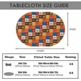 thumbnail image 4 of Fall Tablecloth Oval, Thanksgiving Tablecloth Oval Fall Plaid Table Cloth for Autumn Thanksgiving Kitchen Decor 60x84 Inch, 4 of 6