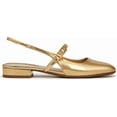 thumbnail image 2 of Franco Sarto Women's Destin Slingback Flat Gold 11W, 2 of 5