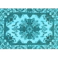 thumbnail image 1 of Ahgly Company Indoor Rectangle Persian Light Blue Bohemian Area Rugs, 7' x 9', 1 of 4