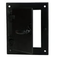 thumbnail image 5 of Perilla Home Cast Iron Safety Speakeasy Classic Style Black Grill & Girlle with Viewing Door Set Accent Door Gate Interior Privacy, 5 of 8