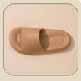 thumbnail image 5 of WAVSUF Men's Platform Slippers, Anti Slip Pillow Soft Waterproof Indoor Outdoor Shoes Brown 5.5-7, 5 of 9