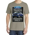 thumbnail image 2 of Wild Bobby, Ford Truck Parking Only Sign Gift for Owners of Ford Trucks, Cars and Trucks, Garment-Dyed Washed Look Short Sleeve Tees, Sand, Small, 2 of 3