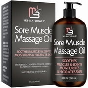 M3 Sore Arnica Muscle Massage Oil for Massage Therapy | Massage Oil with Collagen, Arnica, and Menthol | Full Body Massage Oil,8 fl oz