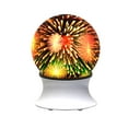 thumbnail image 1 of fashionhome Bluetooth Speaker Light 3D Firework Shocking Sound Quality Sound USB Colorful LED Projection Lamp Hands-Free Loudspeaker Lamp, 1 of 6