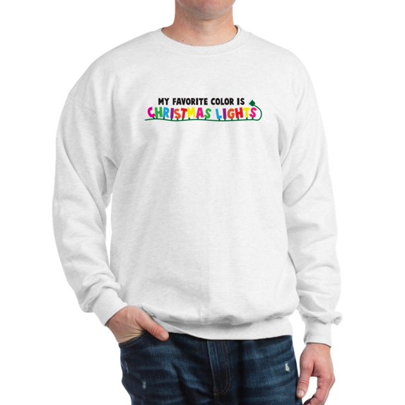 CafePress - Christmas Lights - Crew Neck Sweatshirt