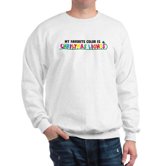 CafePress - Christmas Lights - Crew Neck Sweatshirt