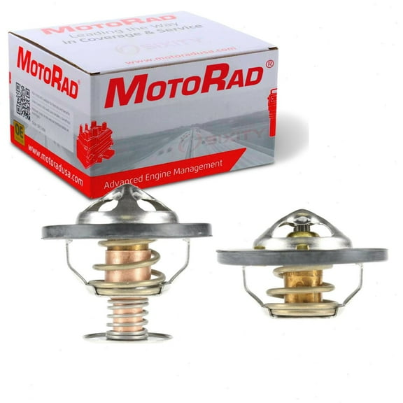 MotoRad Engine Coolant Thermostat compatible with Chevrolet Silverado 2500 HD 2001-2019
