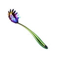 thumbnail image 4 of FUTUREORYY Metal Cooking Utensils Long Handle Stainless Steel Serving Spoons Set for General Users, 4 of 5