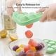 thumbnail image 4 of Rose Shaped Silicone Ice Cube Tray for Freezer, New Drink Tray for Chilled Cocktails, Juice, Green and Pink 12.4*12.4*3.7 cm, 4 of 5