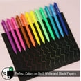 thumbnail image 4 of shiyou-- Retractable Gel Pens, 12 Pack, Bright Color Ink Gel Pens, Gel Pens Fine Point 0.7mm, Retractable Pens, Cute Pens, Gel Ink Pens, Aesthetic Pens for Journaling Fine Tip Pens, 4 of 4