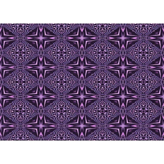 Ahgly Company Machine Washable Indoor Rectangle Transitional Deep Purple Area Rugs, 2' x 3'
