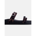 thumbnail image 4 of No Boundaries Women's Double Strap Footbed Sandals, 4 of 5