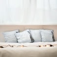 thumbnail image 7 of Ambesonne Winter Throw Pillow Cover 4 Pack, Grey Horse Snow Scenery, 16", White Brown, 7 of 7