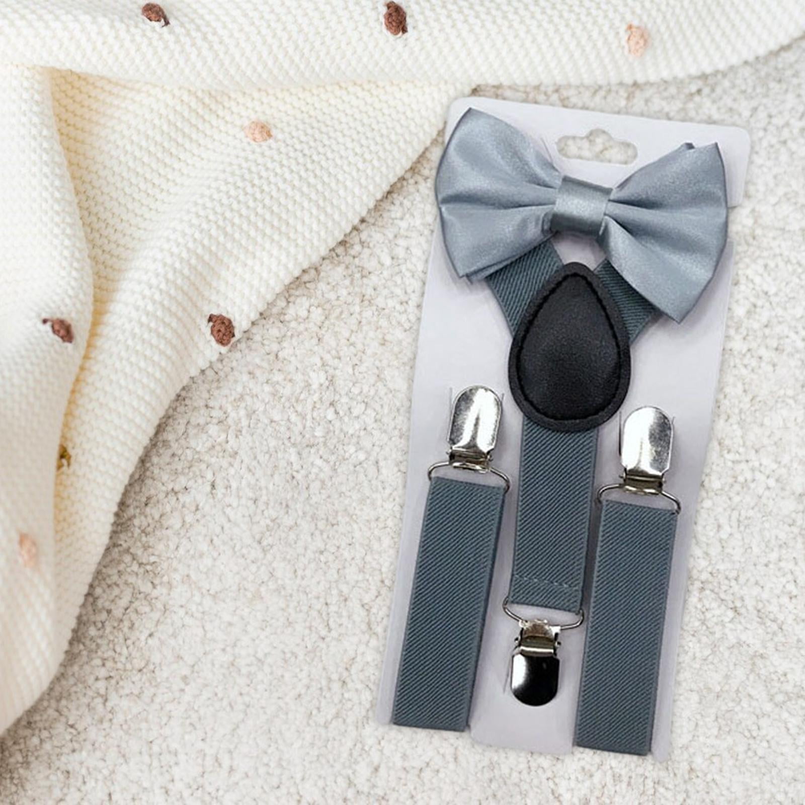 H&m bow tie and suspenders sale