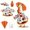 A, variant on Miwamany Big White Goose Festival Set Decoration, 23 Inch Porch Goose Clothing Costume Outfit, Seasonal Sculpture Dress for Yard Garden Outdoor Easter Summer