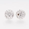 thumbnail image 2 of 50pcs Polymer Clay Rhinestone Beads Grade A Round Pave Disco Ball Beads Crystal, 2 of 2