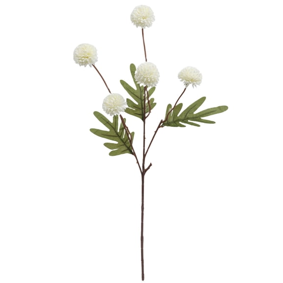 Artificial Flowers Pompon Mum Small Chrysanthemum for Room Decor Living Room Farmhouse
