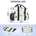 thumbnail image 3 of Large Hand-Held Storage Bag Kitchen Reusable Grocery Bags， Travel Tote Bags， Waterproof Tote，Laundry Bag，Beach Bag， Pool Bag Christmas Cute Plane, 3 of 8