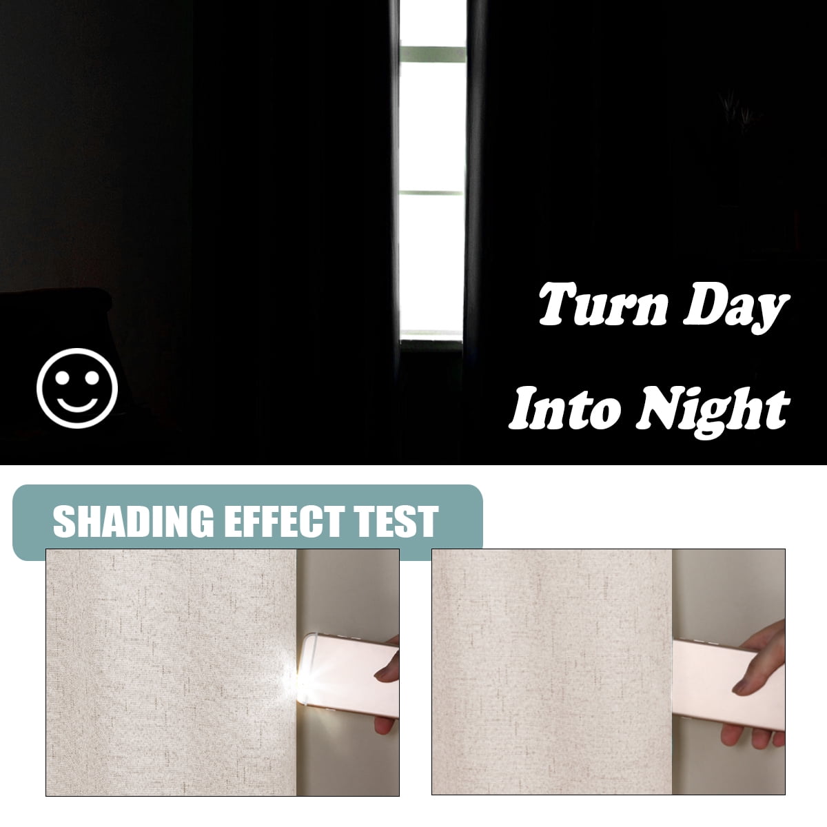 H.VERSAILTEX Linen Blackout Curtain for Bedroom Living Room,84 Inch Long Curtain Set of 2 Panels, Thermal Grommet Blackout Drape, Room Darkening Window Curtain (52" x 84", Natural)
